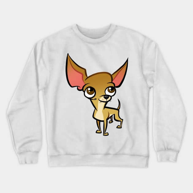 Chihuahua Crewneck Sweatshirt by binarygod